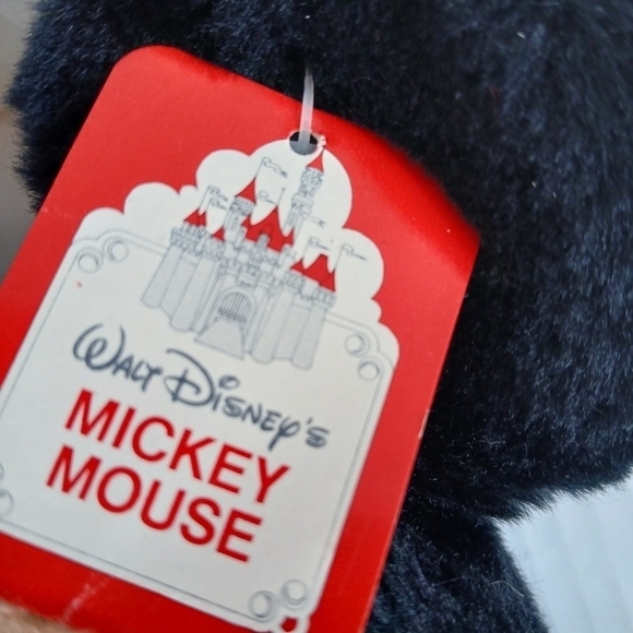 Vintage Mickey Mouse Plush Walt Disney World Disneyland Toy New Tags - Picture 12 of 13